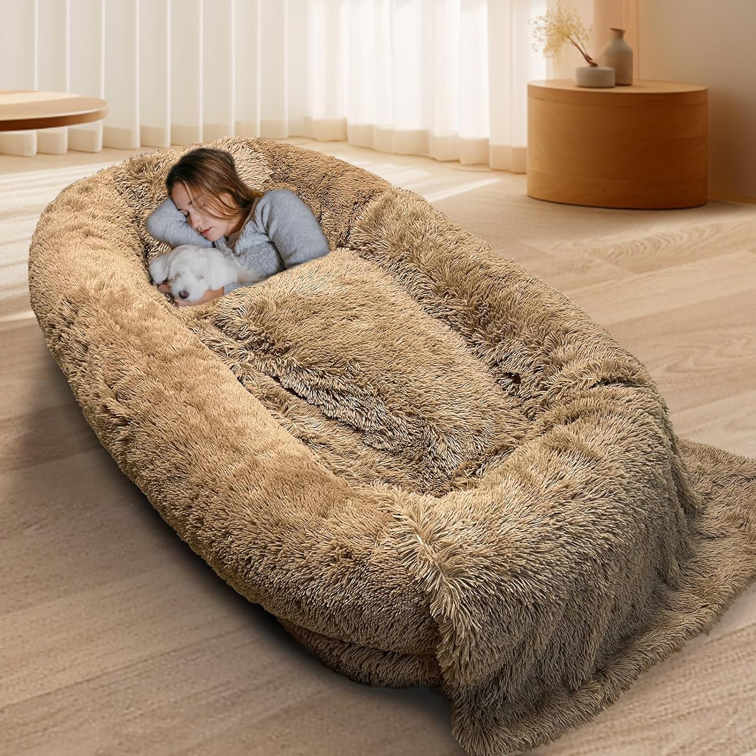 OKPOW Human Dog Bed for Adult