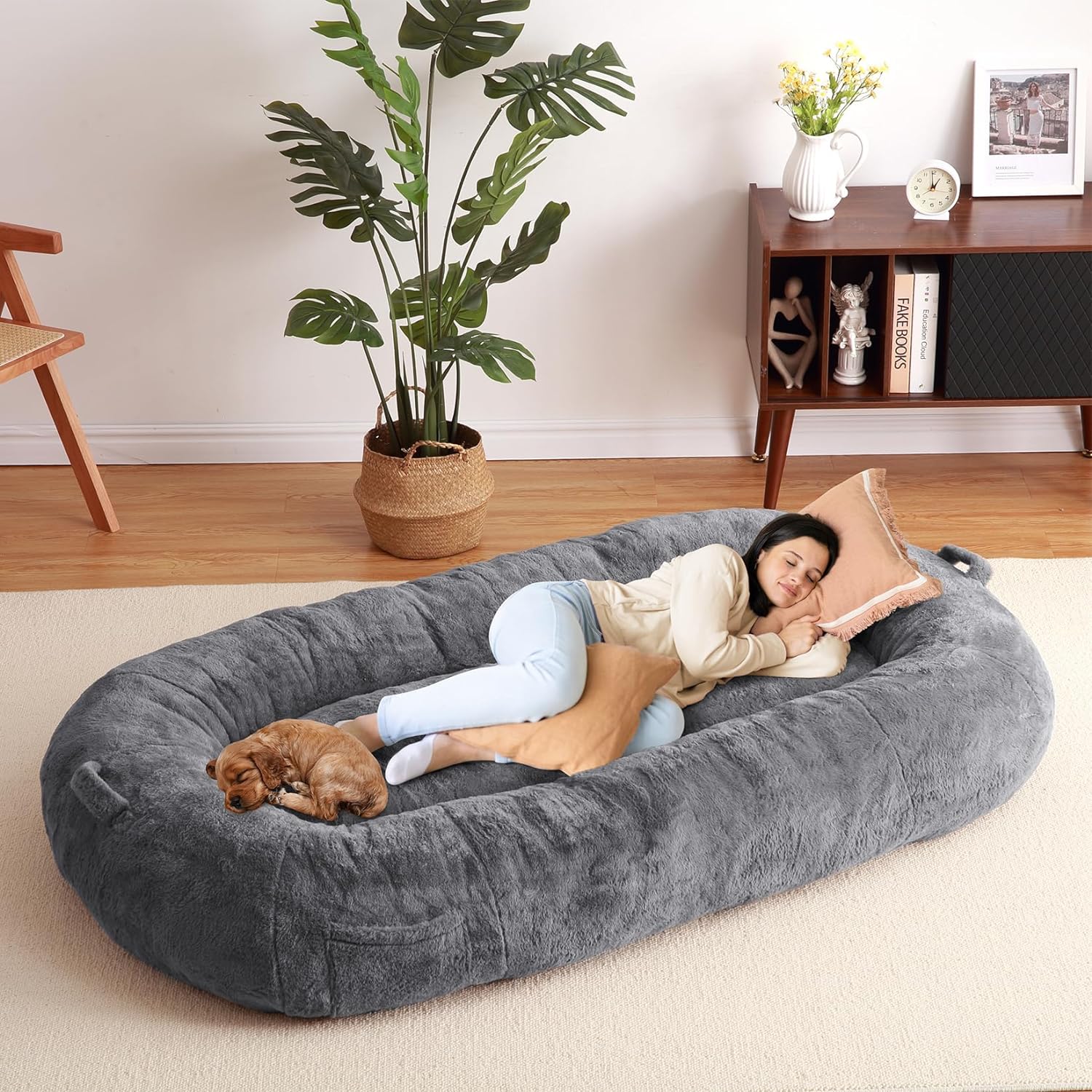 OKPOW Human Dog Bed for Adult