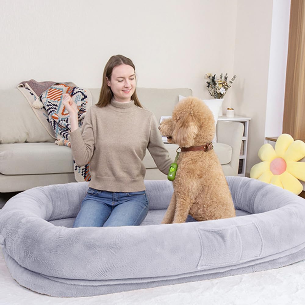 OKPOW Human Dog Bed for Adult